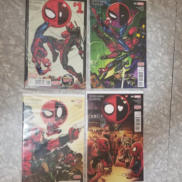 Spider-Man/Deadpool comics 1-4 - Picture 1 of 5